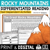 The Rocky Mountains Reading Comprehension Passage & Worksheets