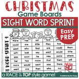 Sight Word Fluency Games Easy Prep Christmas Themed