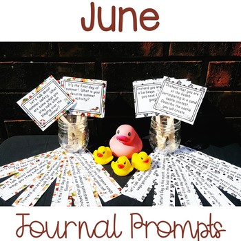 Preview of June Journal Writing Prompts