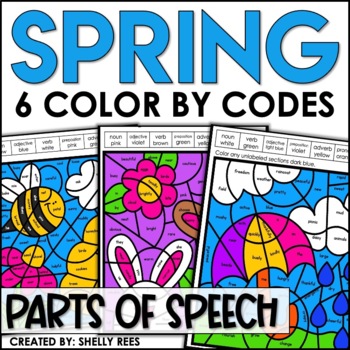 Spring Coloring Worksheets Teaching Resources Tpt