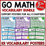 Go Math 5th Grade Vocabulary for the Year