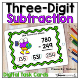 Boom Cards Three Digit Subtraction Distance Learning