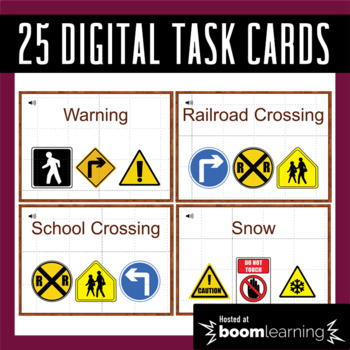 Community and Safety Signs Special Education Boom Cards #1 | TpT