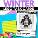 BUILDING BRICK LEGO WINTER Task Cards