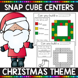 CHRISTMAS THEMED Snap Cube Math Centers