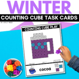 COUNTING CUBE WINTER Task Cards for December