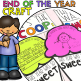 End of the School Year Ice Cream Craft Template and Bullet