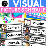 Visual Schedule Cards for Preschool or Kindergarten Class 
