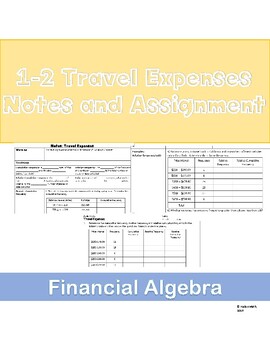 1 2 travel expenses answers