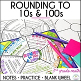 Rounding to Nearest 10 and 100 Guided Notes 3rd Grade Math