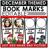 Book Marks DECEMBER Themed Personalized