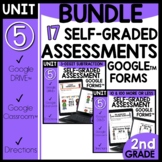 2nd Grade Math Self-Grading Assessment using Google Forms 