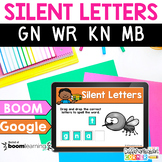 Silent Letters: mb, wr, kn, gn Boom Cards & Google Classro