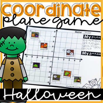 Preview of Coordinate Plane Activity Using Integers & Rational Numbers Game