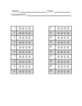 1 20 bubble sheet by orange you fun teachers pay teachers