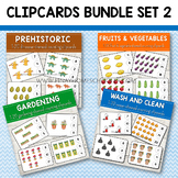 1-20 Counting Clipcards Math Activities BUNDLE SET 2