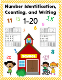 1-20 Number Identification, Counting, and Writing Numbers