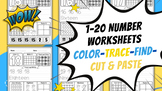 1-20 Number Worksheets for Kids