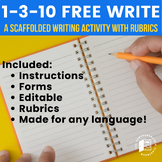 Writing Activity: 1-3-10 Free Write
