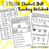 1-3 Yellow Student Skill Tracking Notebook