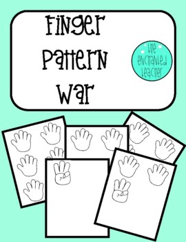 Preview of 1 - 30 Finger Pattern War Game