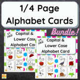 1/4 Page Alphabet Cards BUNDLE