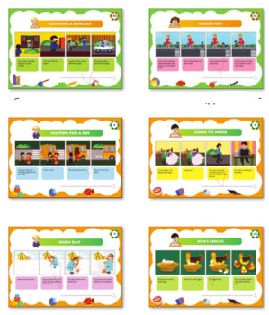 Preview of SUPER BUNDLE: Sequence,  Sequencing Stories with Pictures, retelling stories