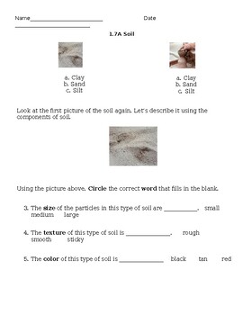 Preview of 1.7 A Soil