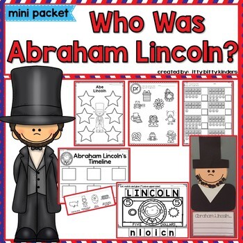 Preview of Abraham Lincoln, Presidents Day