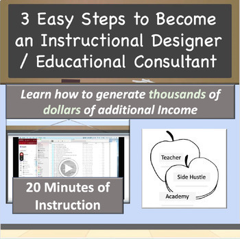Preview of 1. Become an Instructional Designer | Teacher Side Hustle | Mini Course