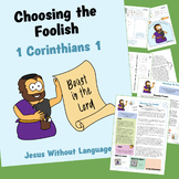 1 Corinthians 1:18 - 31 Kidmin lesson & Bible crafts