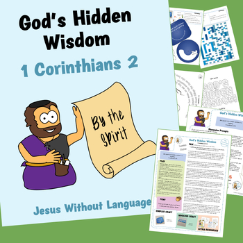 1 Corinthians 2 Kidmin lesson & Bible crafts by Jesus Without Language