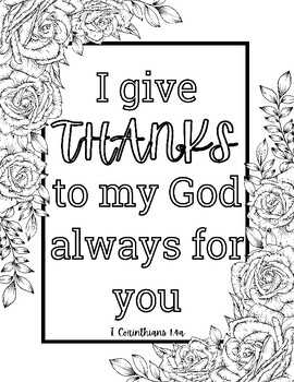 1 Corinthians Bible Verse Coloring Pages by Farmhands | TPT