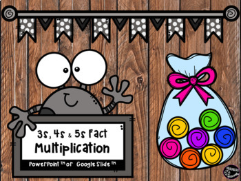 Preview of 3s, 4s, & 5s Multiplication Fact Game