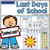 End of year, Last Days of School, Summer, Memory Book