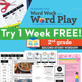 1 FREE Week 2nd Grade Phonics & Chunk Spelling Curriculum