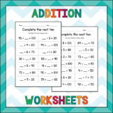 Find the Number to Complete the Next Ten - Addition Worksh
