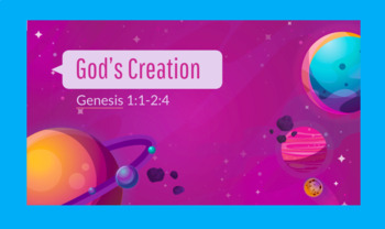 Preview of 1-God Creates the Universe (Nearpod)