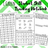 1 Green Student Skill Tracking Notebook