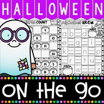 Preview of Halloween Literacy and Math Activities for Kindergarten