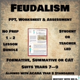 Feudalism - 1 - 2 Lesson Bundle - Middle Ages Medieval Europe