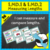 1.MD.1 and 1.MD.2 Task Cards ★ Measuring & Comparing Lengt