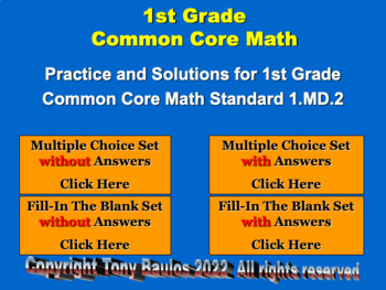 Preview of 1.MD.2 1st Grade Math - Measure Lengths Bundle with Google
