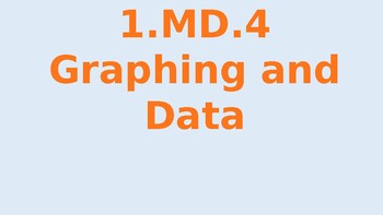 Preview of 1.MD.4 Data and Graphing First Grade PowerPoint Lessons Tallies and Bar Graphs