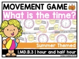 1.MD.B.3 | Telling Time | PowerPoint | hour and half hour 