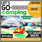 1st Grade Camping Classroom Transformation | Relate Additi