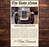 1 Page Newspaper Template Google Docs (8.5x14 inch)
