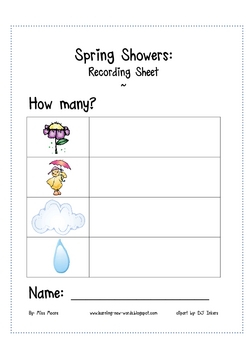 1 Red Umbrella: Rainy Day Math Collection by Miss Moore | TpT