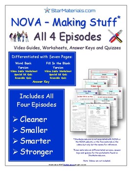 Preview of 1 SSL- SCHOOL SITE LICENSE for  NOVA - Making Stuff - All 4 Episodes