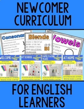 Preview of 1 Semester- Newcomer English Learner Curriculum